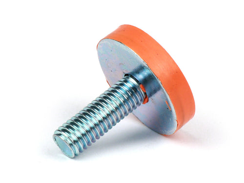 Amortizor cauciuc BGM PRO Soft Stop System Ø27mm x 6mm cu tijă filetată M8 pentru cric central Vespa Classic, MotoVespa, Vespa (Piaggio) și alte modele