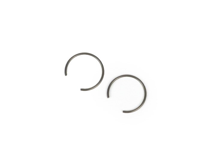 Set siguranțe ax piston BGM PRO 15mm x 1,00mm tip C pentru Vespa Classic, Vespa Augsburg și alte modele
