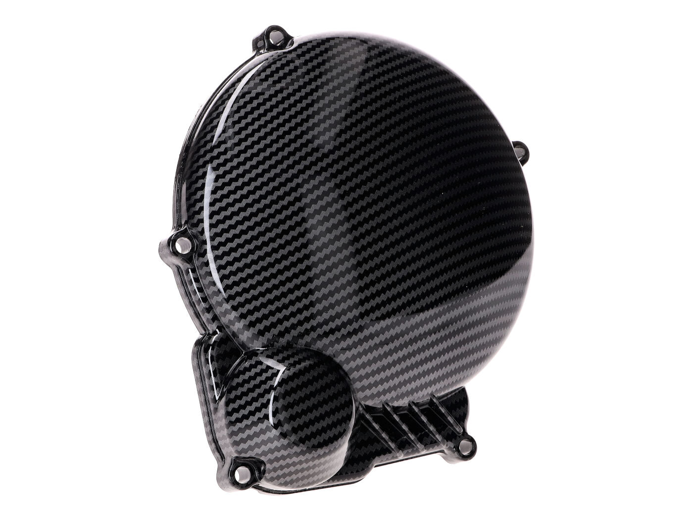 Capac alternator / aprindere 101 Octane aspect carbon pentru motor Minarelli AM6 – Rieju, Beta, Motorhispania, Aprilia, Yamaha și alte mărci
