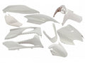 Kit carenaj Edge Bikeparts 9 piese alb metalizat pentru Yamaha Jog 50, Jog 50 RR, Jog 50 R, MBK Mach G 50 AC, Mach G 50 LC