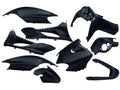 Kit carenaj Edge Bikeparts 9 piese negru metalic pentru Yamaha Jog R, Jog RR, MBK Mach G 50cc 2T