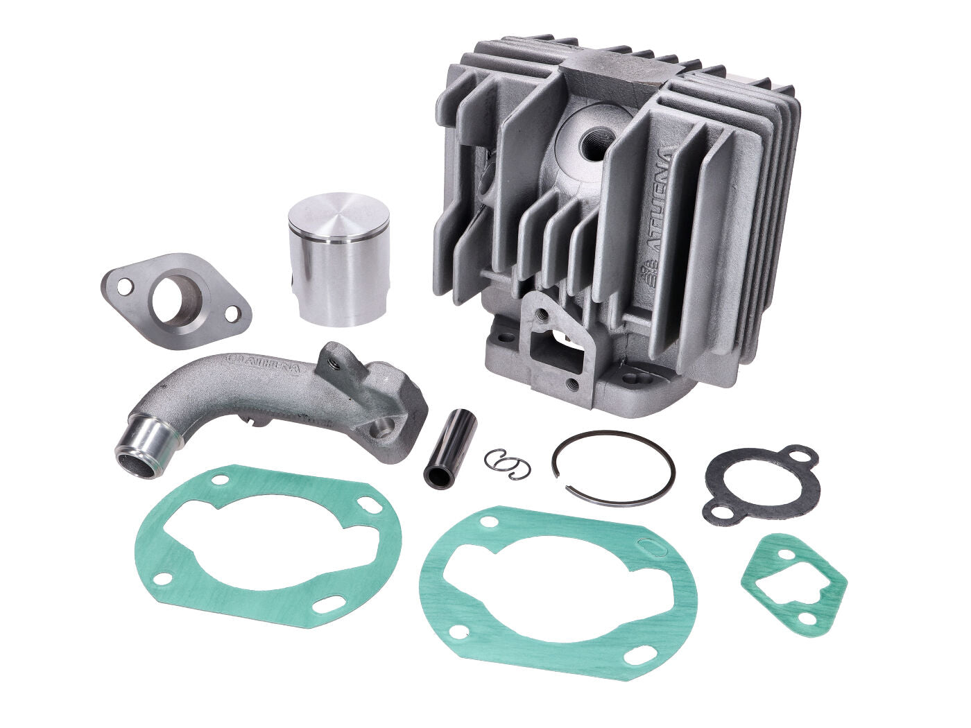 Kit Cilindru Athena 70cc 45mm cu distanțier admisie pentru Hercules Prima 5 / 5N / 5S, Sachs