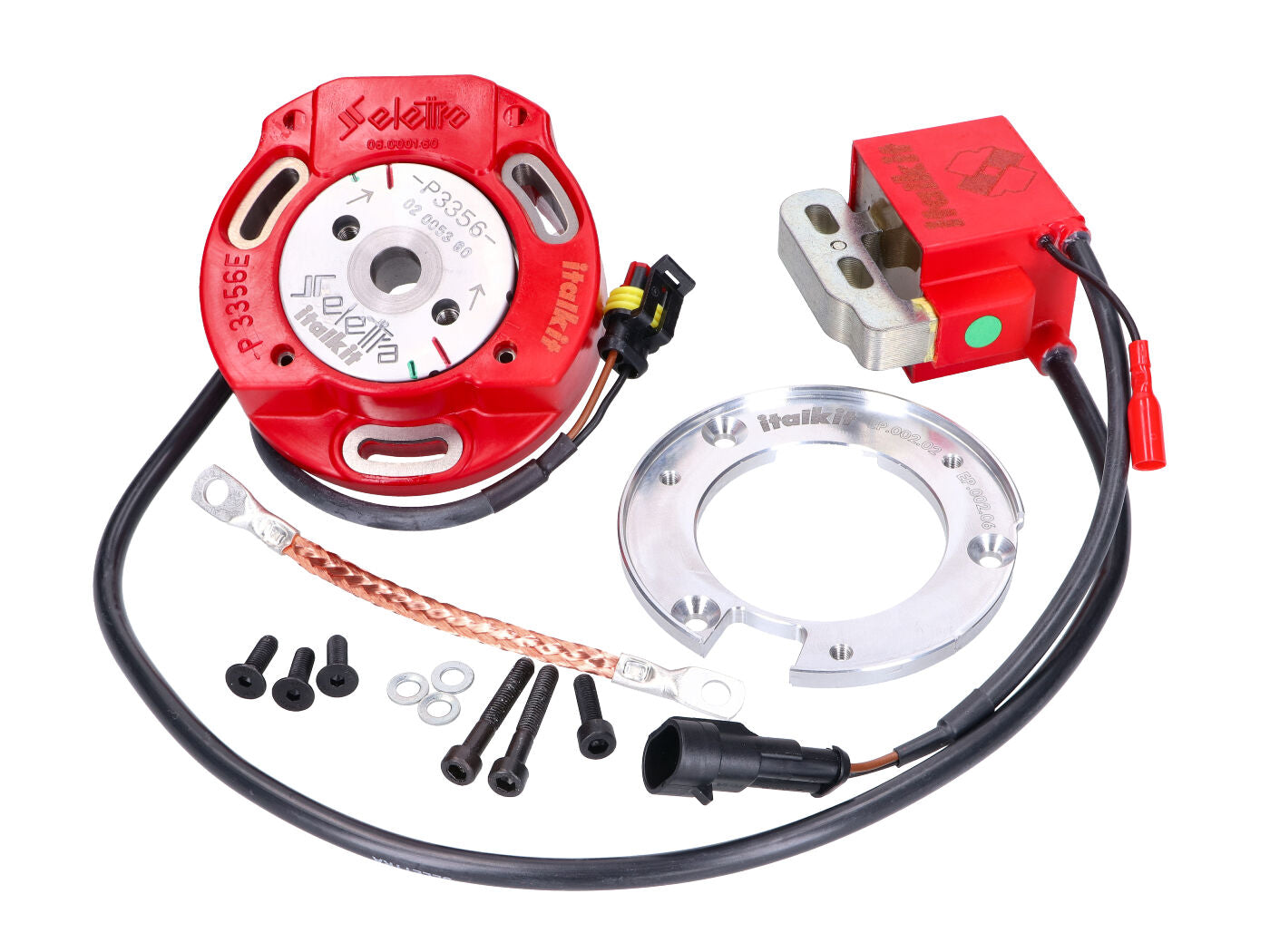 Sistem de aprindere rotor intern Italkit Selettra analogic pentru Derbi, Gilera, Bultaco, Cagiva 2T Euro2