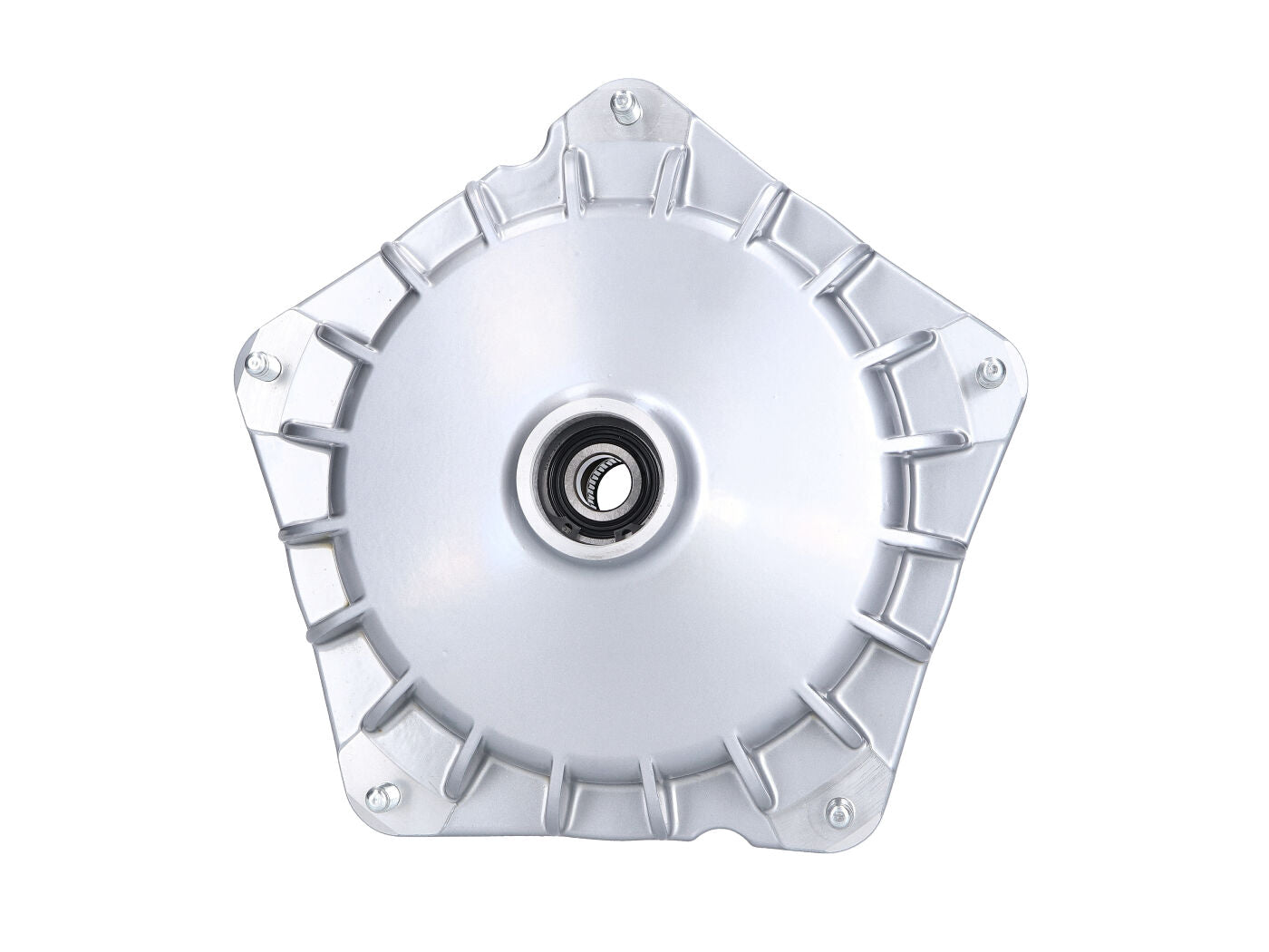 Tambur frână față Grimeca NT 10 inch stub d=20mm argintiu pentru Vespa PK50-125, PX80-200, P200E, Lusso și alte modele