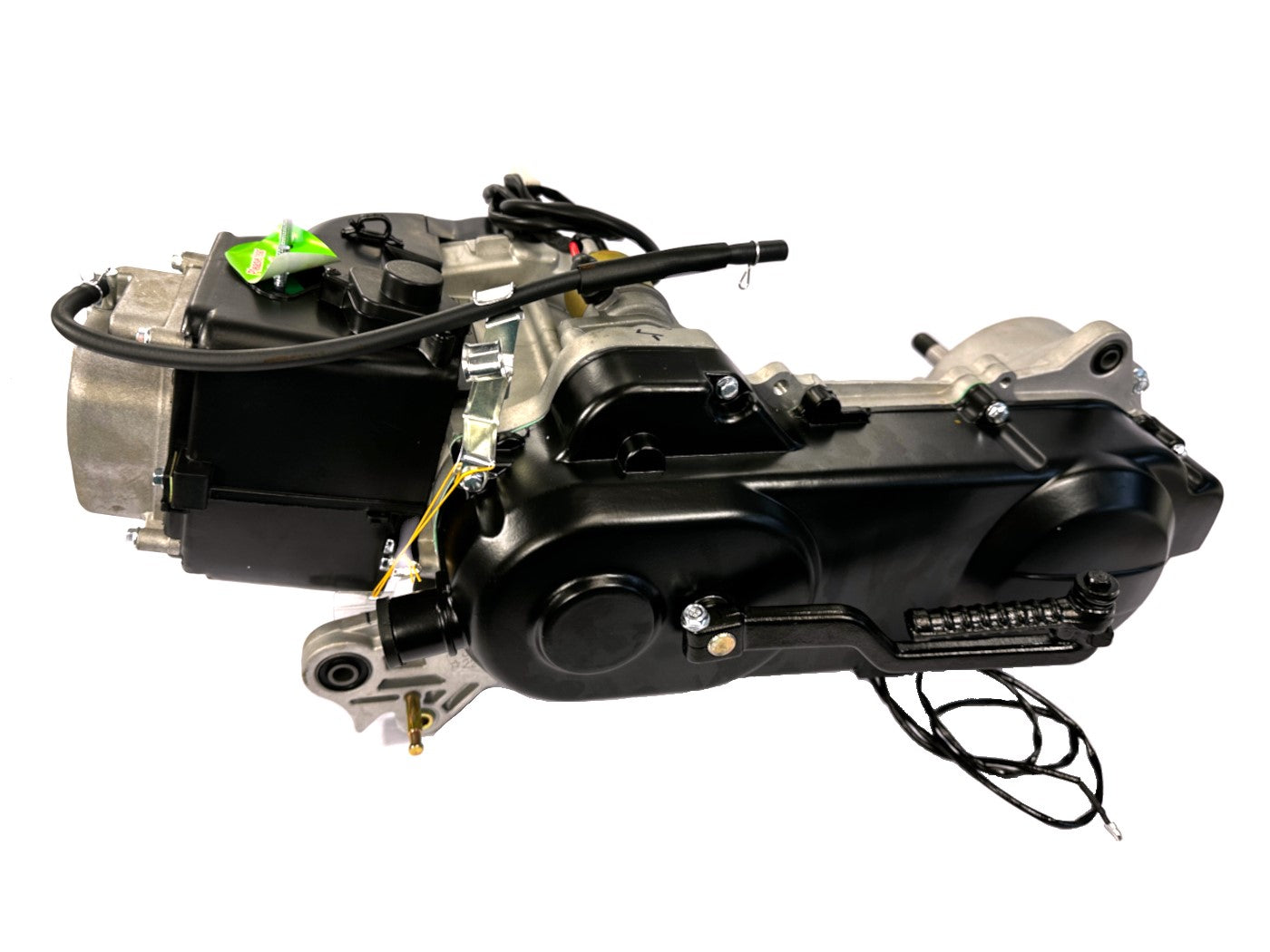 Motor complet 50cc 729mm arbore lung pentru roți 12 inch (frână tambur spate) GY6 Euro 4 pentru AGM, LuXXon, Nova Motors, Alpha Motors și alte modele