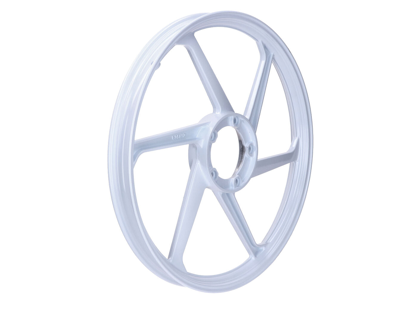 Jantă Fast Arrow aluminiu albă 17 inch pentru Puch Maxi S/N, Maxi L2A, Maxi K2, Maxi ZA50