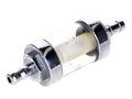 Filtru de benzină 101 Octane cromat demontabil 6mm universal