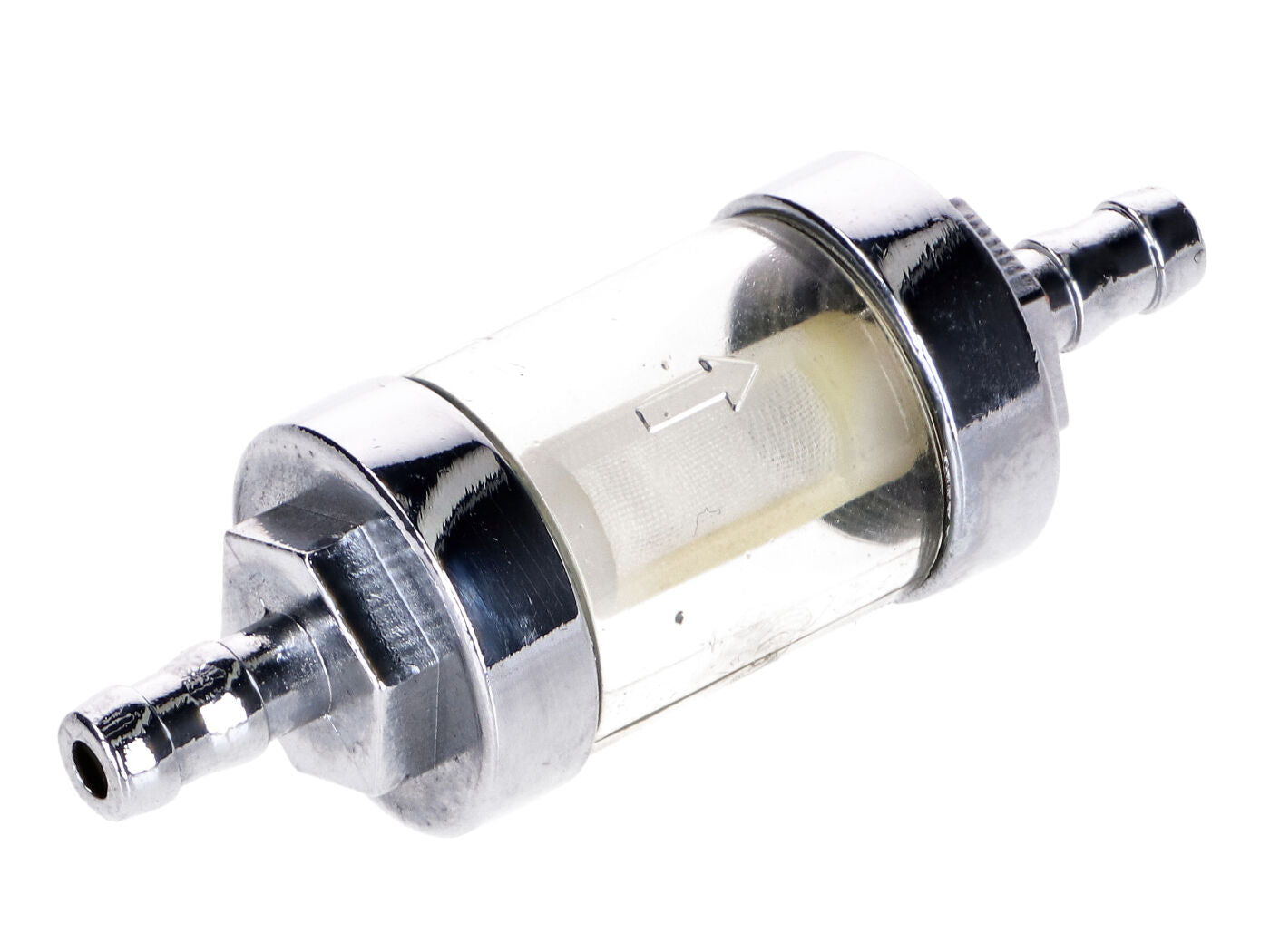 Filtru de benzină 101 Octane cromat demontabil 6mm universal
