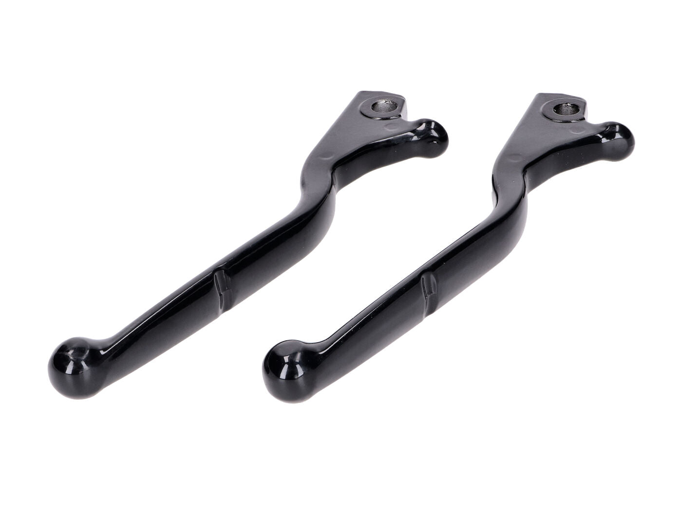 Set manete de frână aluminiu negru lucios pentru Vespa GTS 125 iGet ABS E5, Vespa GTS 300 HPE ABS E5