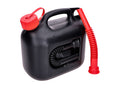 Canistră combustibil Hünersdorff Premium 5L cu aprobare UN, neagră, goală, universal