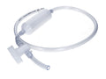 Pompă manuală Hünersdorff cu furtun transparent 1450mm și robinet de închidere universal