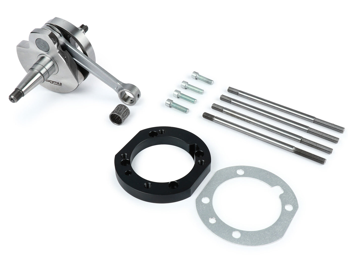 Set plăcuțe adaptor / distanțier PX200 cu arbore cotit BGM PRO 2% pentru Vespa Classic, MotoVespa și alte modele