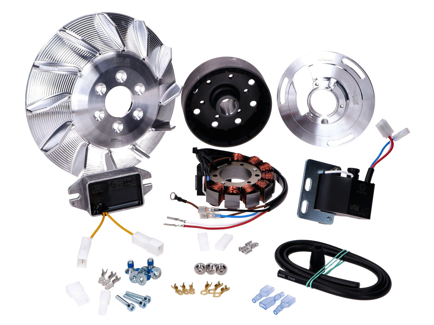 Sistem de aprindere Vape Touring AC pentru Vespa PX80, PX125, PX150, PX200, Cosa, LML 125/150 2T și alte modele