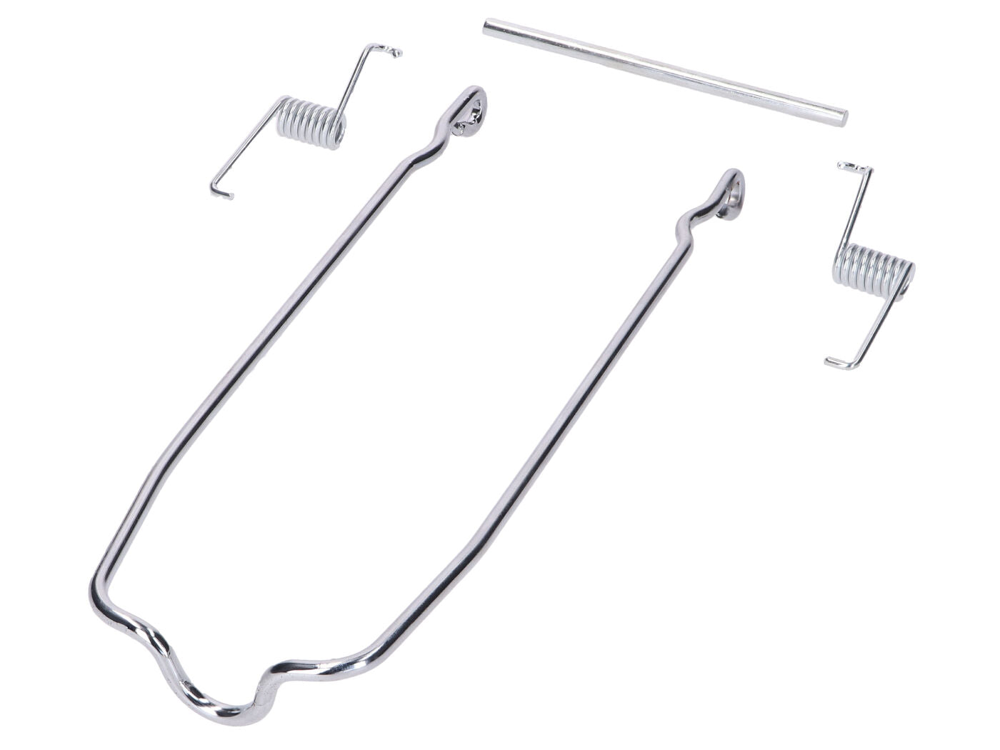 Clemă port-bagaj DMP cromată pentru Hercules Prima 5 / 5N / 5S / 5SL Sachs 505/2 49cc