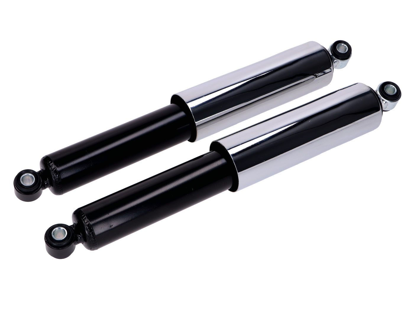 Set amortizoare 101 Octane cu manșon cromat 307mm pentru Simson KR50 Schwalbe, KR51/1 Schwalbe, KR51/2 Schwalbe, Habicht SR4-4, Star SR4-2
