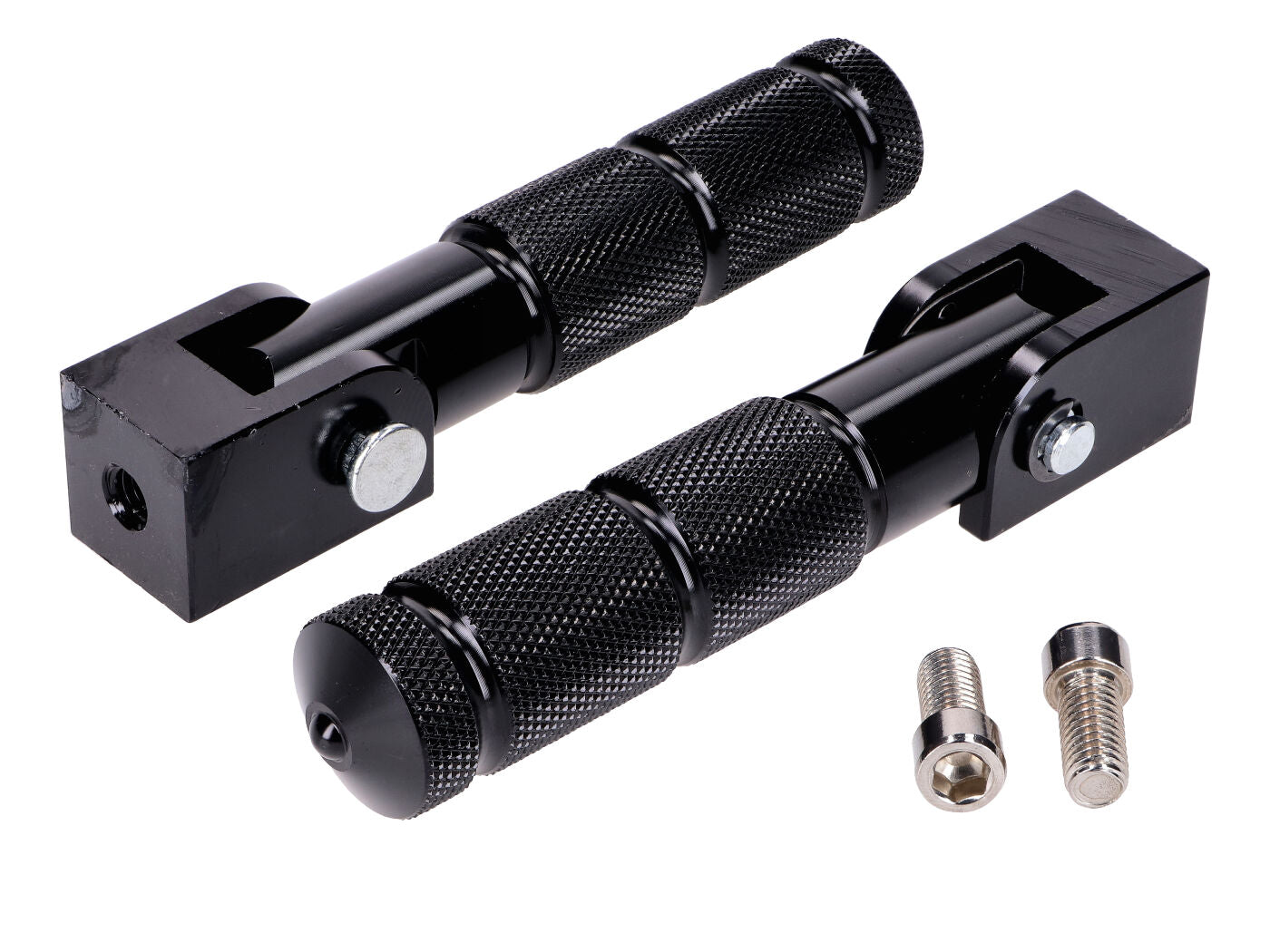 Set suporți picior pasager CNC 101 Octane negru pentru Beta RR 50, RR 125 2021-