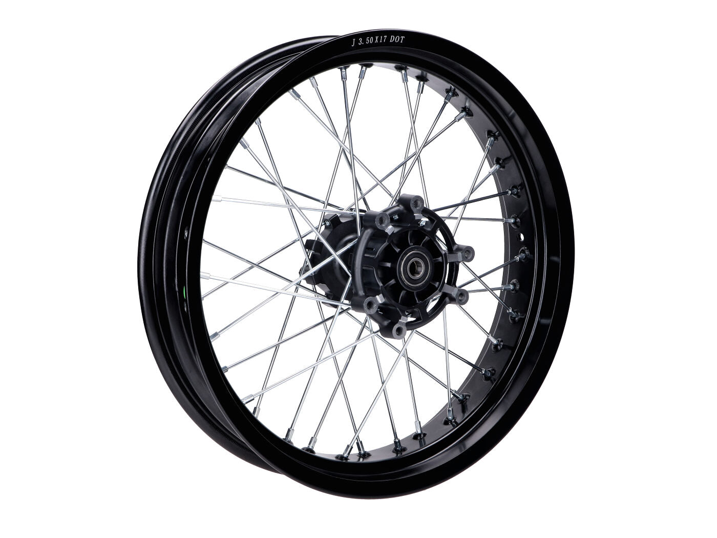Jantă spate 101 Octane neagră 3.50x17 pentru Rieju MRT 50, MRX 50, Marathon 125 și alte modele
