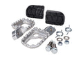 Set repozi picioare CNC aluminiu 16x24x3mm pentru Beta RR 50 Enduro, Supermotard și alte modele