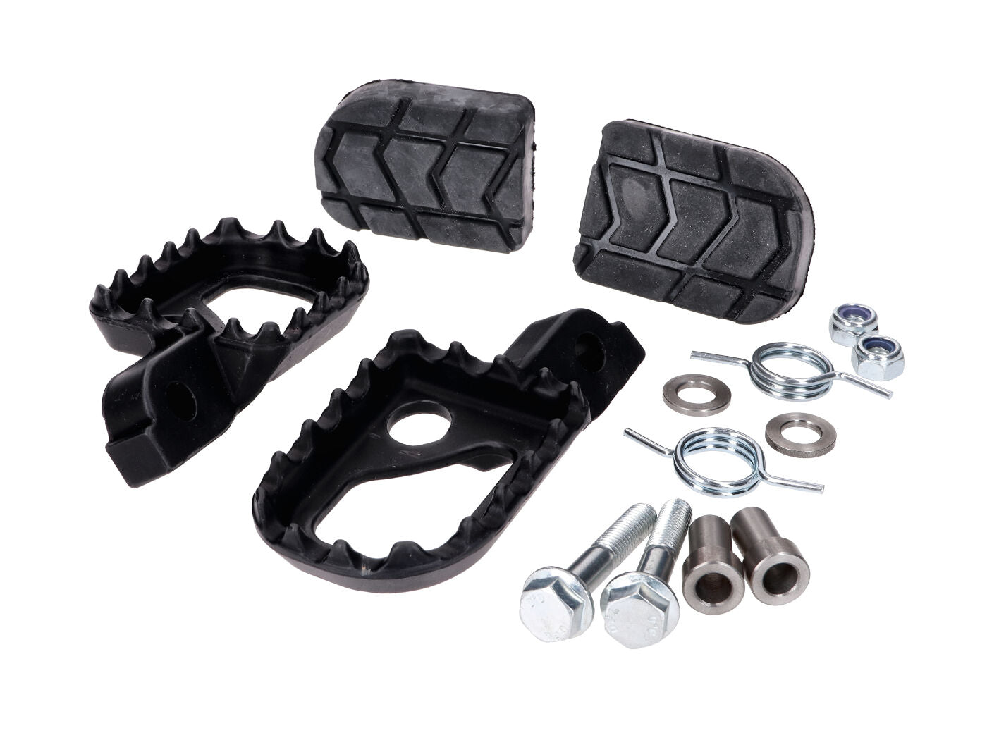 Set repose-picioare CNC negru 16x24x3mm pentru Beta RR50 Enduro și alte modele