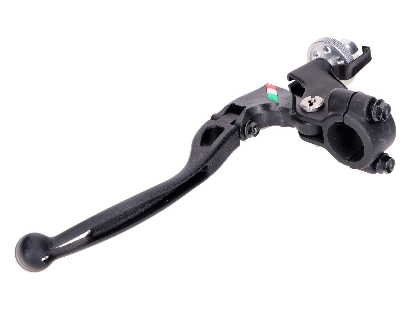 Manetă ambreiaj Domino Racing pentru ghidon 22mm stânga negru 26mm cu levier pliabil universal