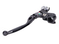 Manetă ambreiaj Domino Racing pentru ghidon 22mm stânga negru 28mm cu levier pliabil universal