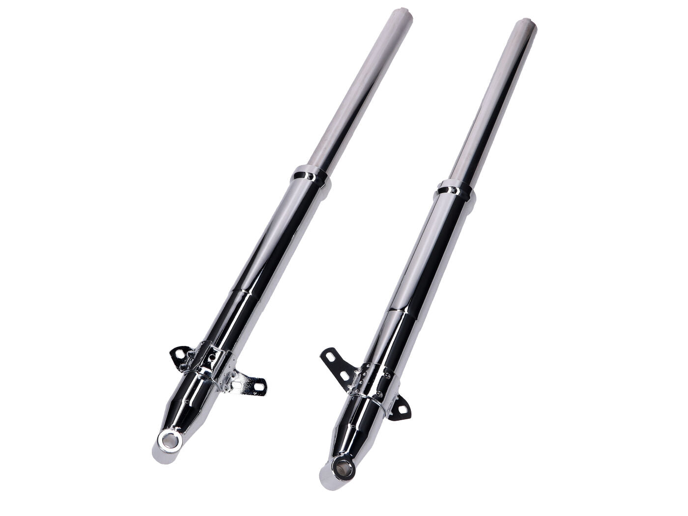 Set bare furcă telescopică cromate pentru Zündapp Tip 517 C50, KS50, GTS50
