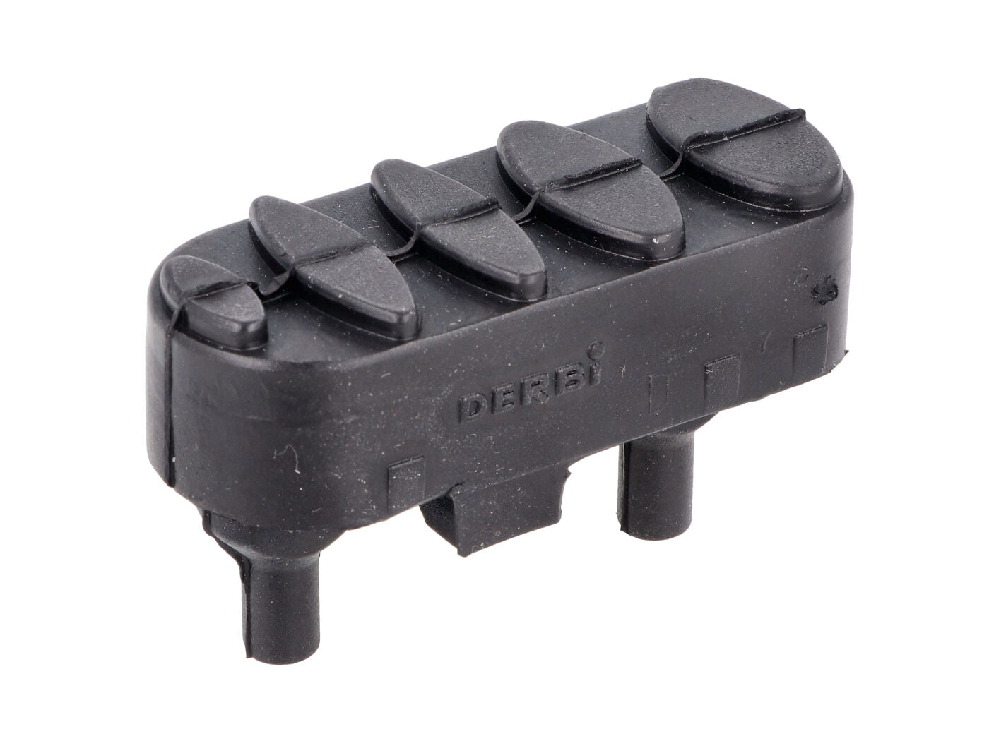 Cauciuc repaus picior dreapta 2,1x6,7x4mm negru pentru Derbi, Aprilia și Gilera