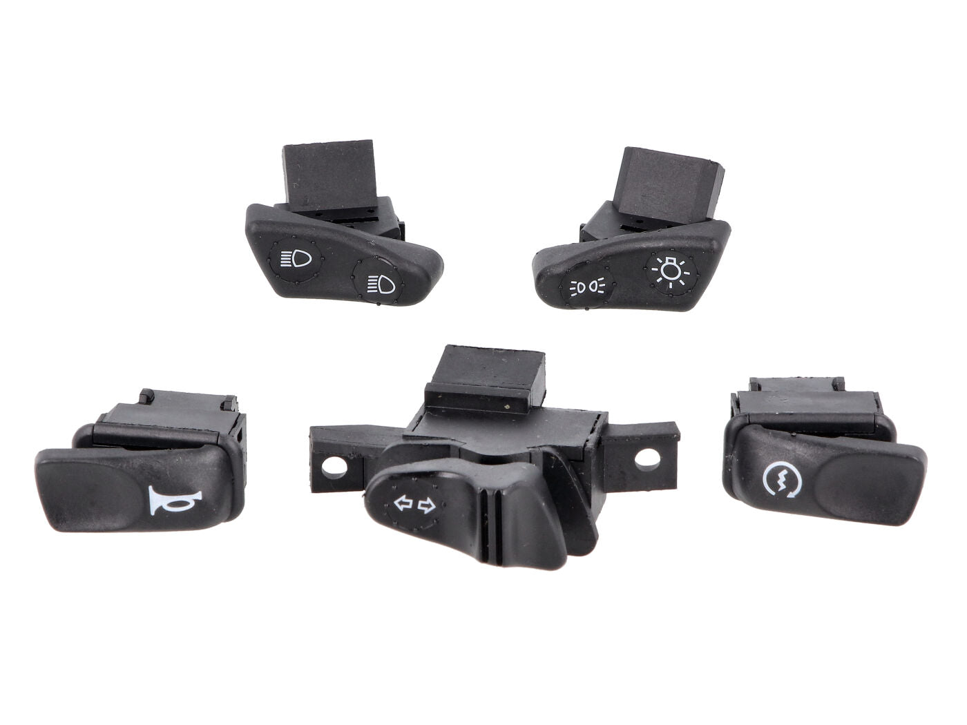 Set comutatoare 5 piese pentru Vespa GT, GTS, S, LX, Piaggio Fly, Liberty, Sfera și alte modele