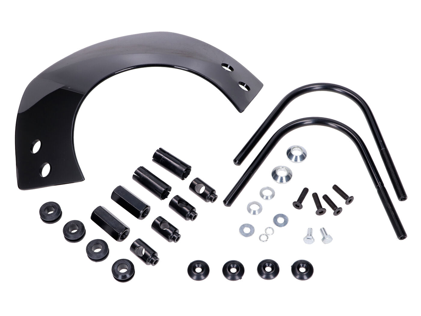 Parbriz 101 Octane scurt fumuriu cu suport pentru Vespa Keyless GTS 125, 300 2023-