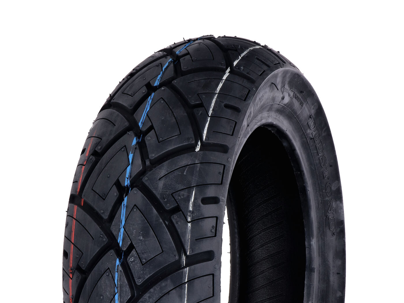 Anvelopă scuter Deestone D821 120/70-10 Road 48M TL pentru Vespa Modern, Piaggio, Kymco, Peugeot și alte modele