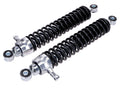 Set amortizoare Schmitt 360mm reglabile negru/argintiu pentru Simson S51, S53, S70, S83
