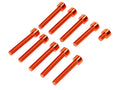 Set șuruburi M6 anodizate portocaliu capac motor pentru Simson S50, S51, S53, S70, S83 Enduro