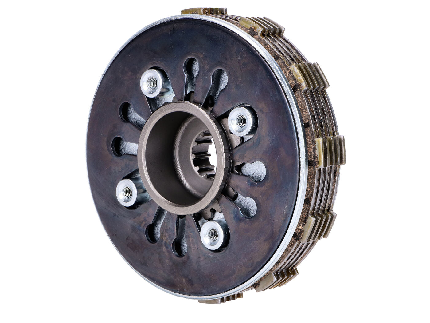 Pachet ambreiaj complet Schmitt 5 discuri oțel arc 1,6mm pentru Simson S50, S51, S53, S70, S83 Enduro