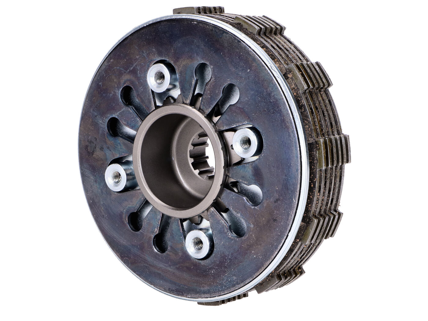 Pachet ambreiaj complet Schmitt 6 discuri aluminiu arc 1,6mm pentru Simson S50, S51, S53, S70, S83