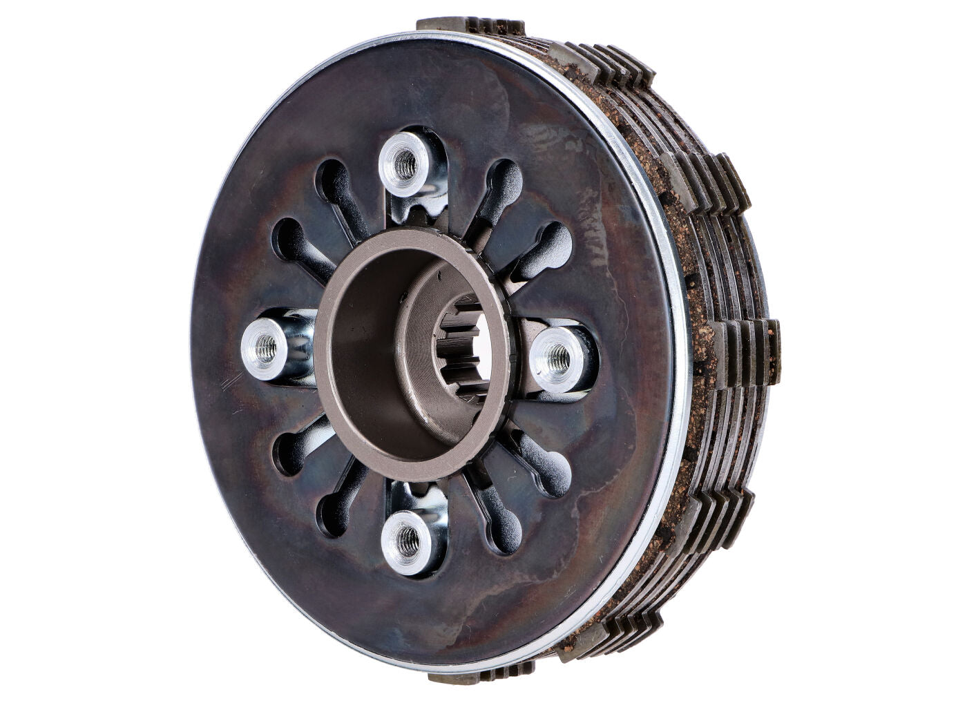 Pachet ambreiaj complet Schmitt 5 discuri 1,0mm versiune aluminiu pentru Simson S50, S51, S51 Enduro, S70, S83