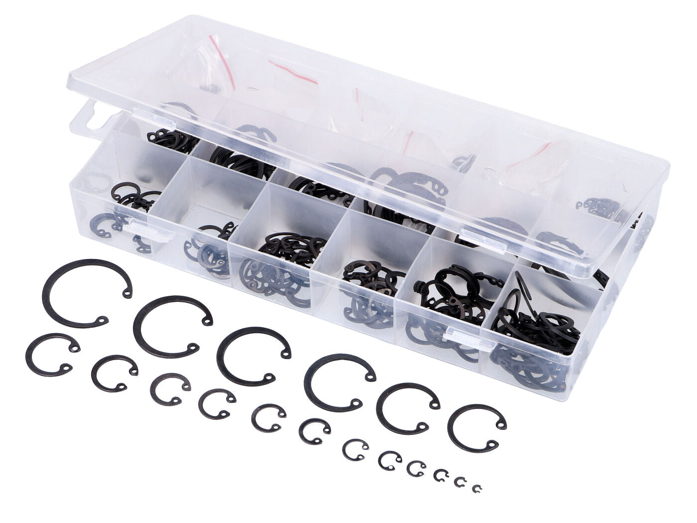 Sortiment Inele de Siguranță BGS Technic pentru Arbori Inele Interioare 3-32mm 300 Piese universal