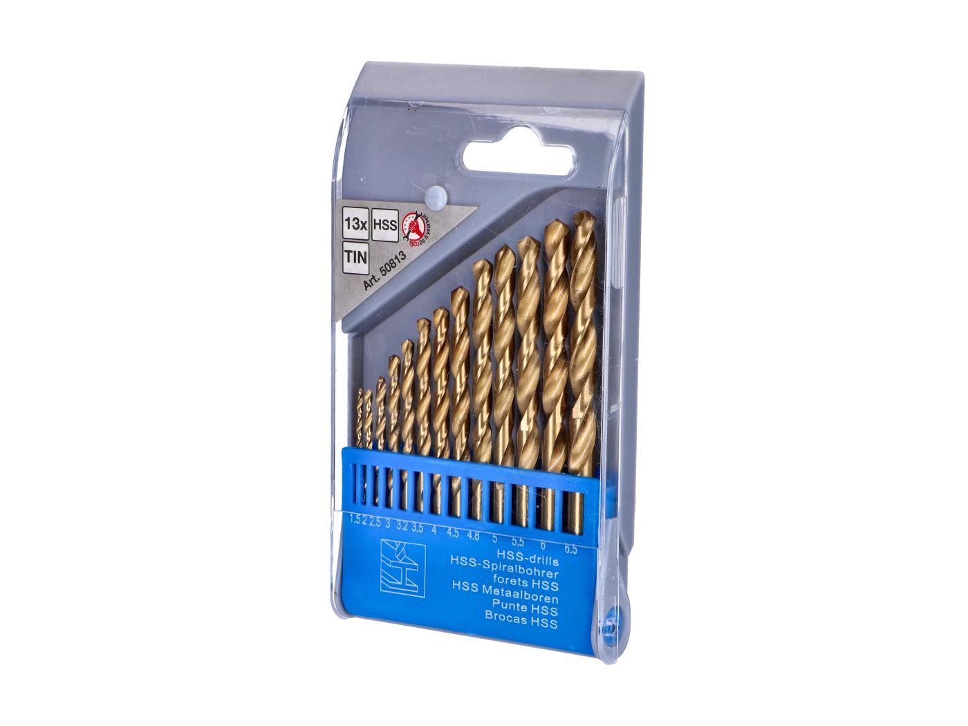 Set Burghie BGS Technic HSS 1.5-6.5mm 13 piese universal