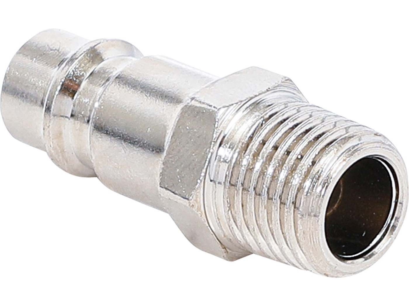 Niplă de conectare aer comprimat BGS Technic 6,3 mm filet exterior 1/4" universal