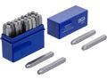 Set Litere pentru Punctare BGS Technic 5mm DIN1451 27 piese universal