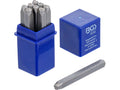 Set Cifre pentru Ștanțat BGS Technic 4mm DIN1451 9 piese universal