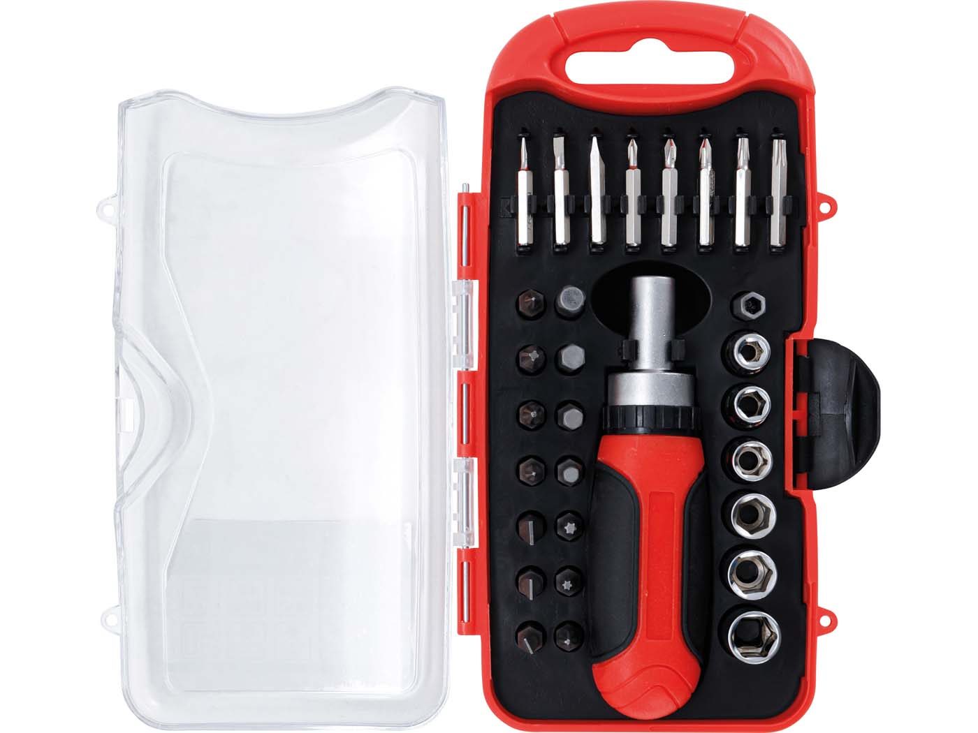 Set Clichet cu Biți și Tubulare BGS Technic 30 piese universal