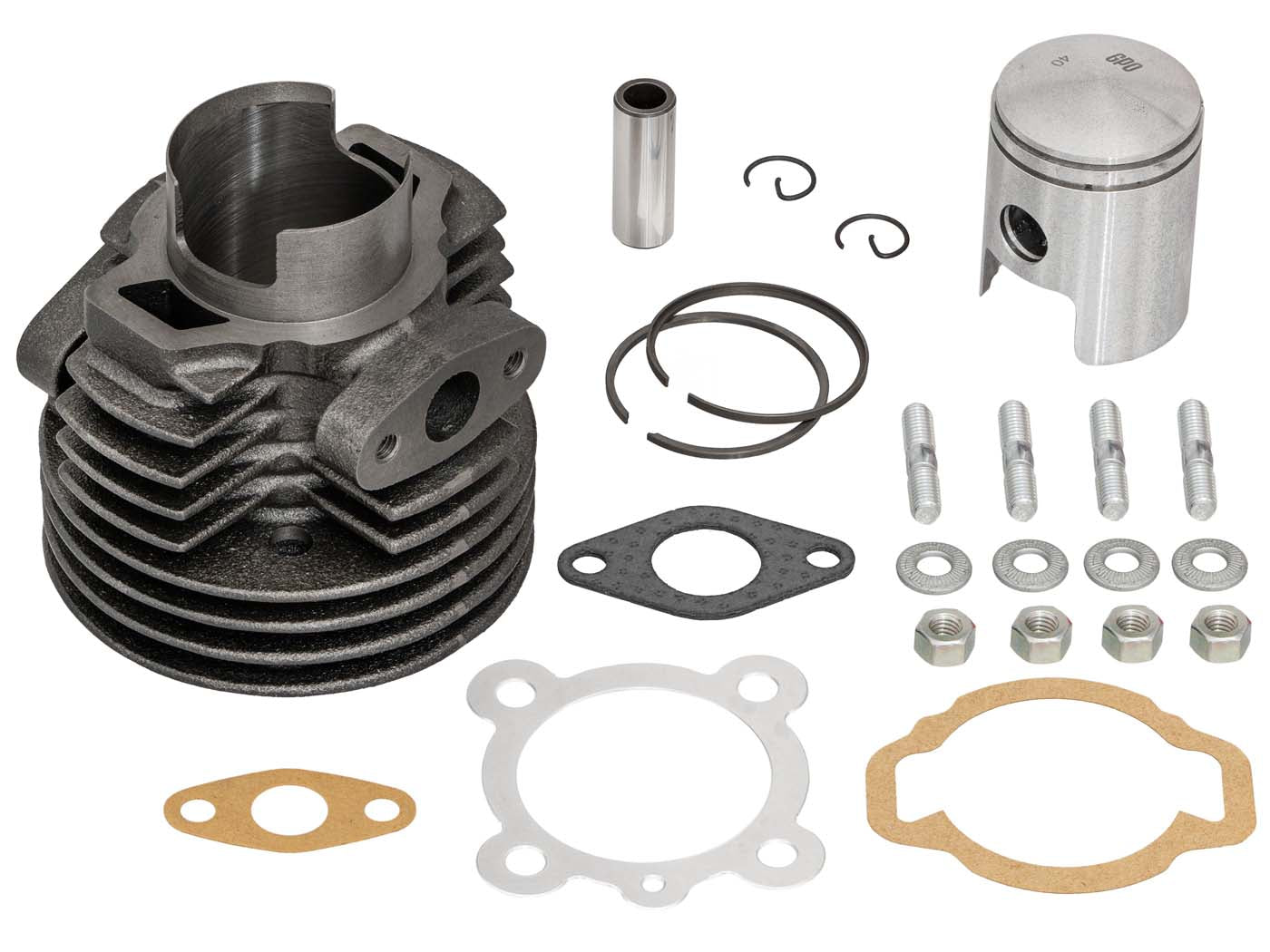 Kit Cilindru Swiing 55cc 40mm pentru Puch MS 50, MV 50, VZ 50 Dakota, X 30, MS 25