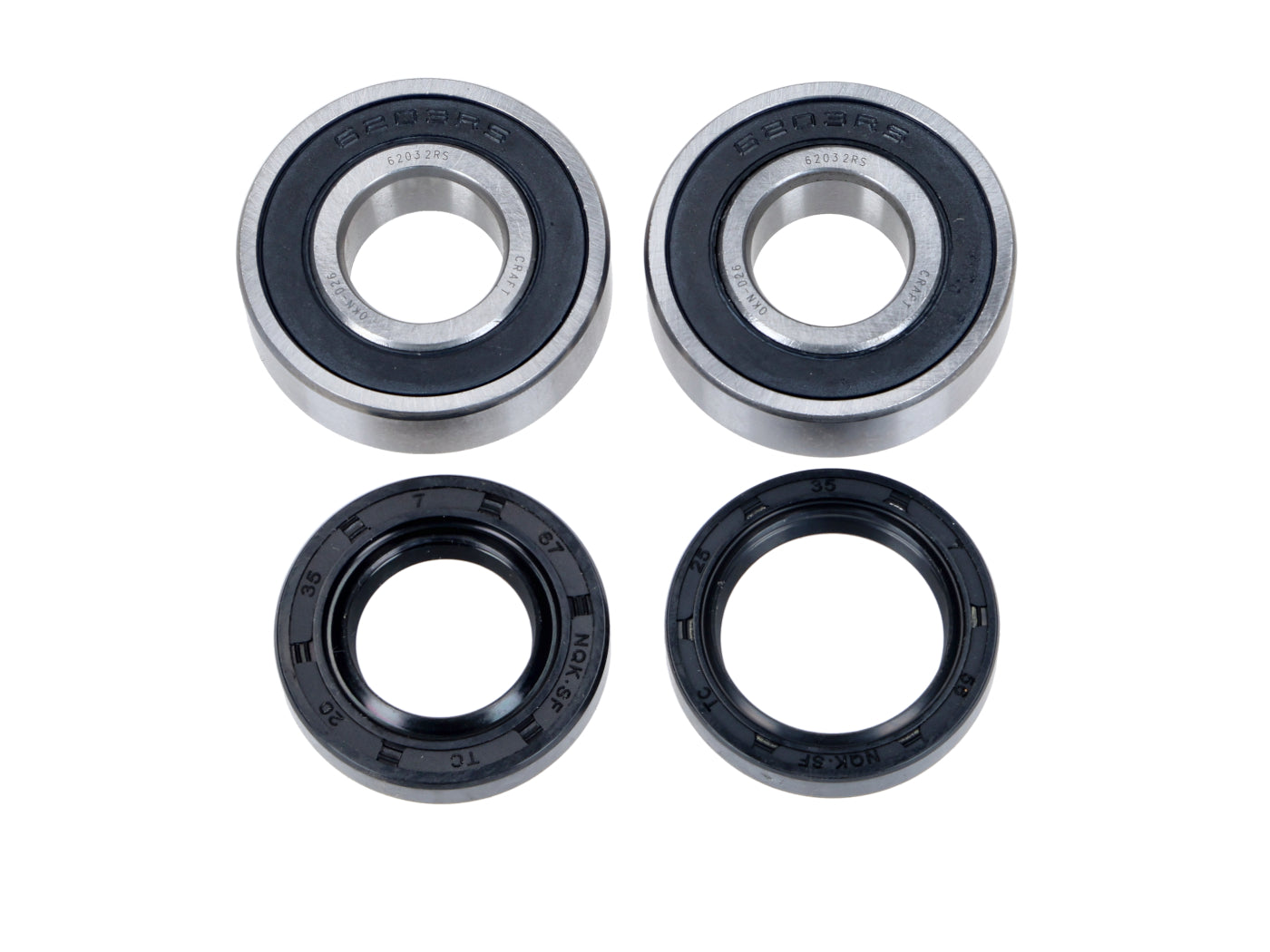 Set rulmenți roată față pentru Aprilia RX 125 2018, SX 125 2018-2020
