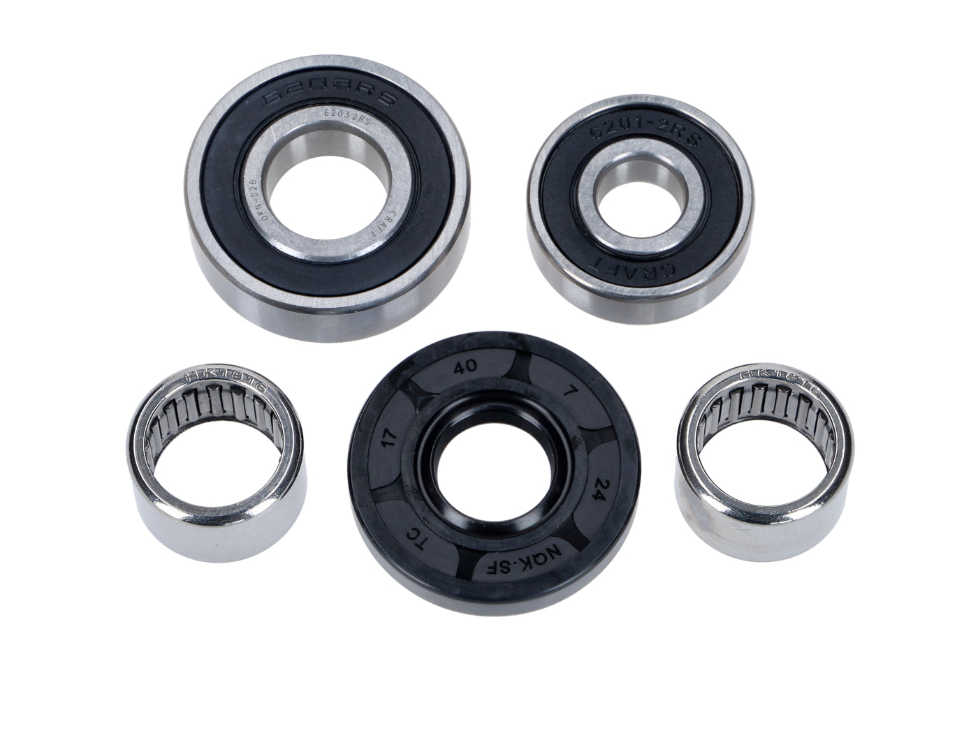 Set rulmenți roată față pentru Vespa 50 V5A1T, 90 V9A1T