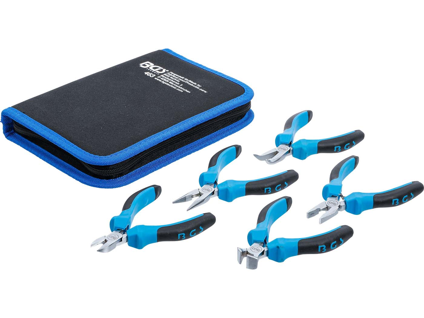 Set Clești Mini BGS Technic 5 piese universal