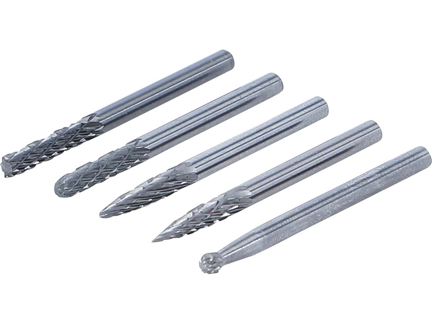 Set Freze HSS BGS Technic 3 mm, 5 piese, pentru sculă rotativă, universal