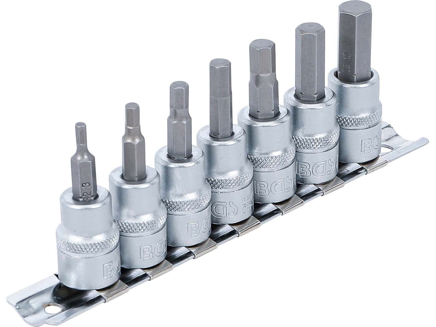 Set Chei Imbus BGS Technic 3/8 inch 3-10mm 7 piese universal