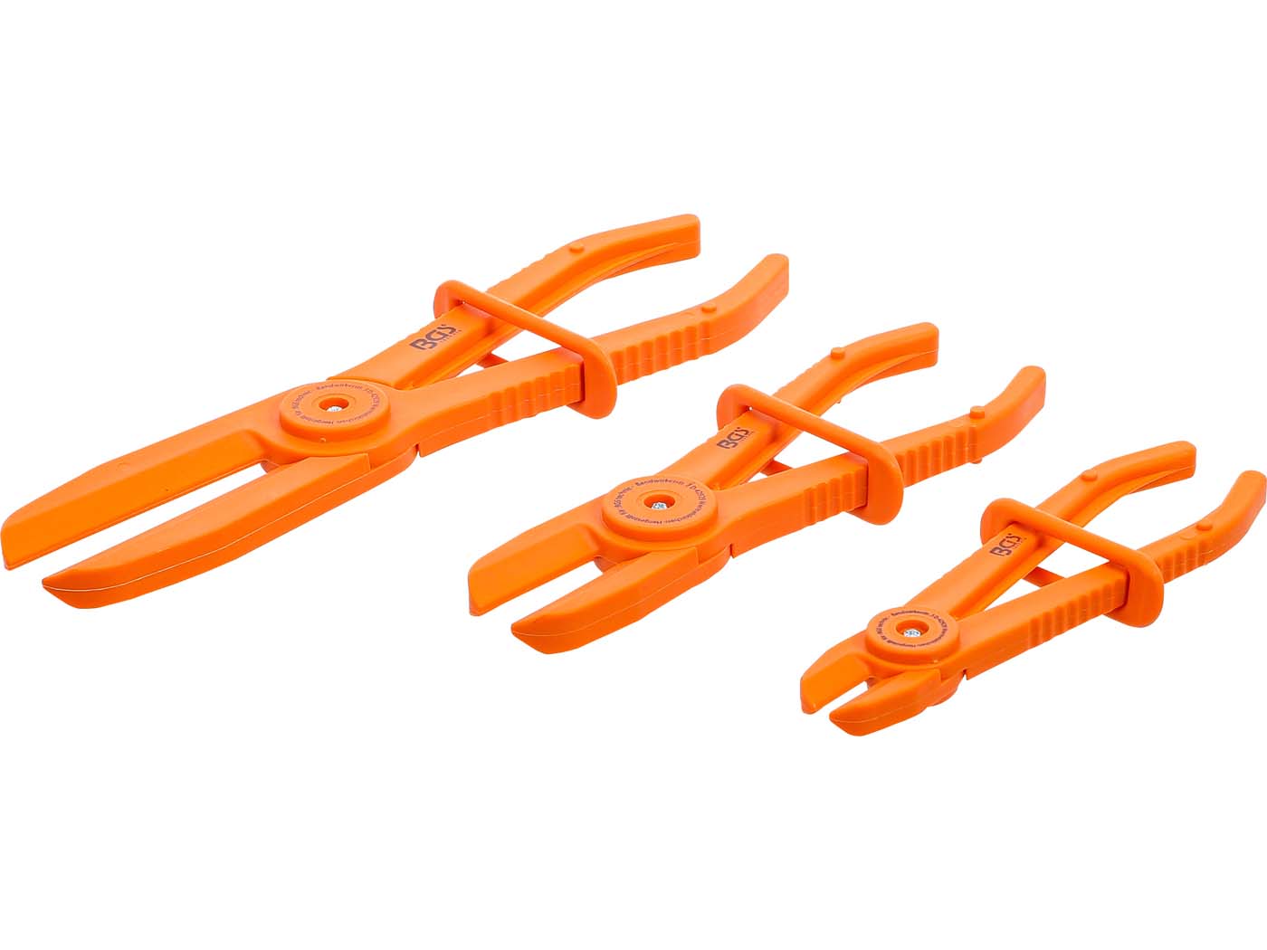 Set clești pensă furtun BGS Technic 155-255 mm, 3 piese, universal
