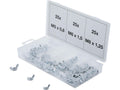 Set Sortiment Piulițe Fluture BGS Technic Metrice M5-M8 75 Piese Universal