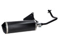Eșapament Racing Jamarcol negru pentru Vespa LX 4T 4V, Primavera 4T 4V, Sprint